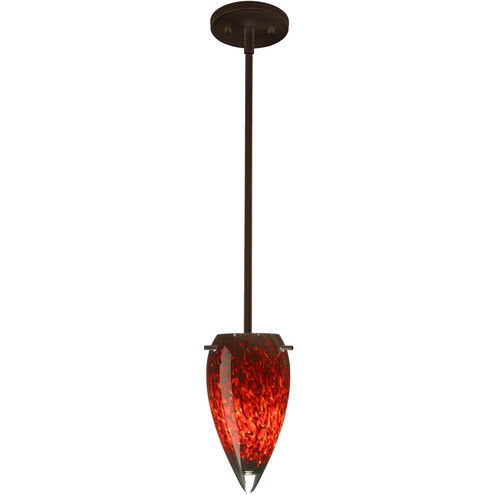 Juli 1 Light Bronze Stem Pendant Ceiling Light