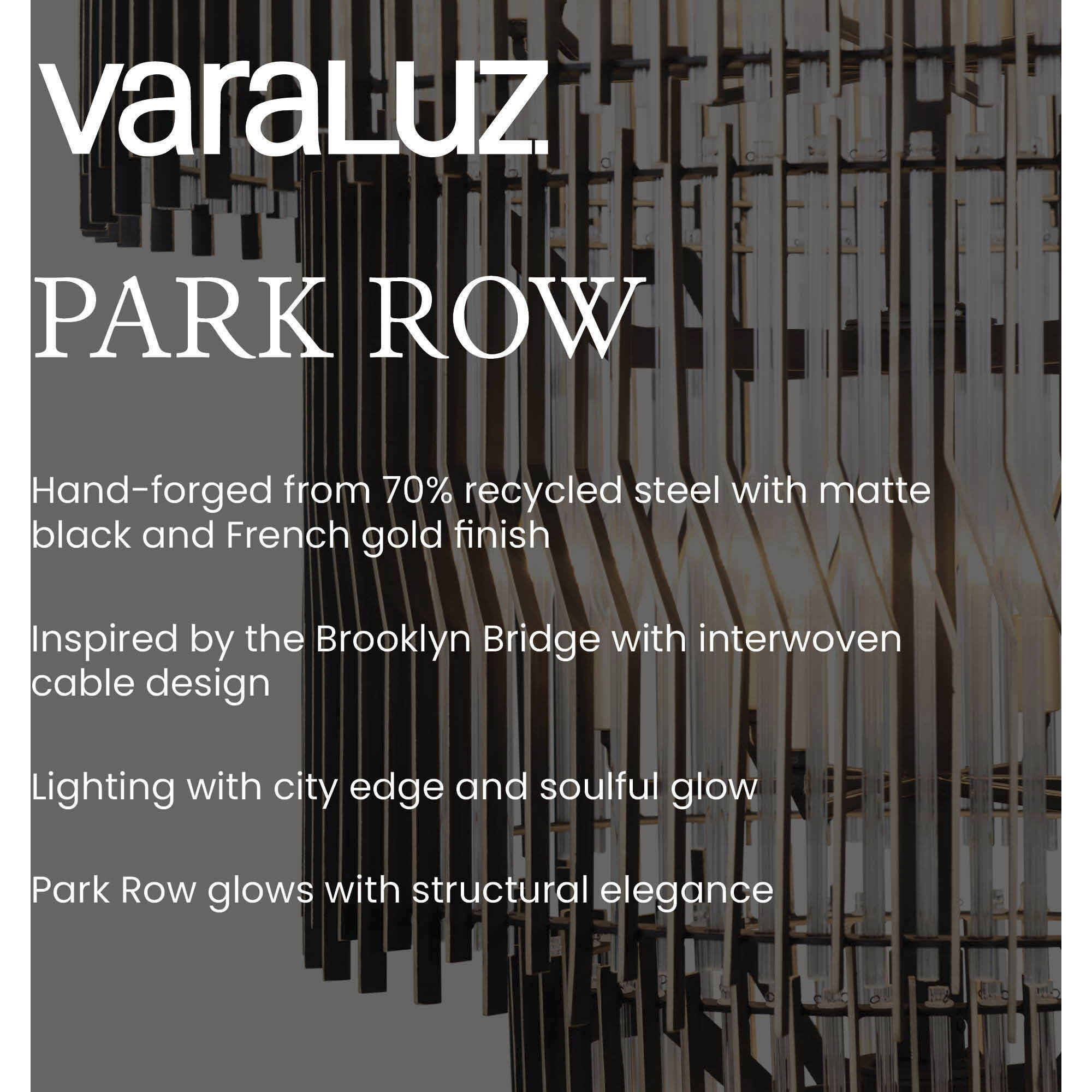 Park Row 2 Light 8 inch Matte Black and French Gold Wall Sconce Wall Light, Smithsonian Collaboration