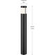 Independence 12 AC/DC 2.75 watt Textured Black Round Bollard in 2700K