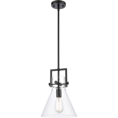 Restoration Newton LED 10 inch Matte Black Mini Pendant Ceiling Light, Restoration