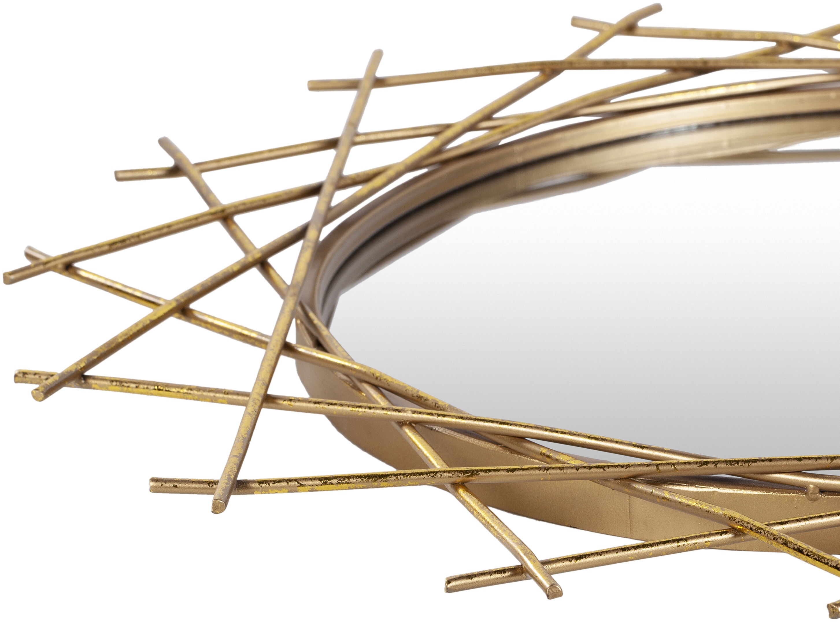 Rosalie 24 X 24 inch Light Grey Mirror, Medium