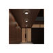 Reals LED 5 inch Textured White Flush Mount Ceiling Light in Plate Lens