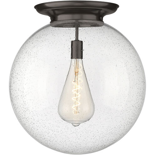 Beacon 1 Light 17.75 inch Oil Rubbed Bronze Flush Mount Ceiling Light