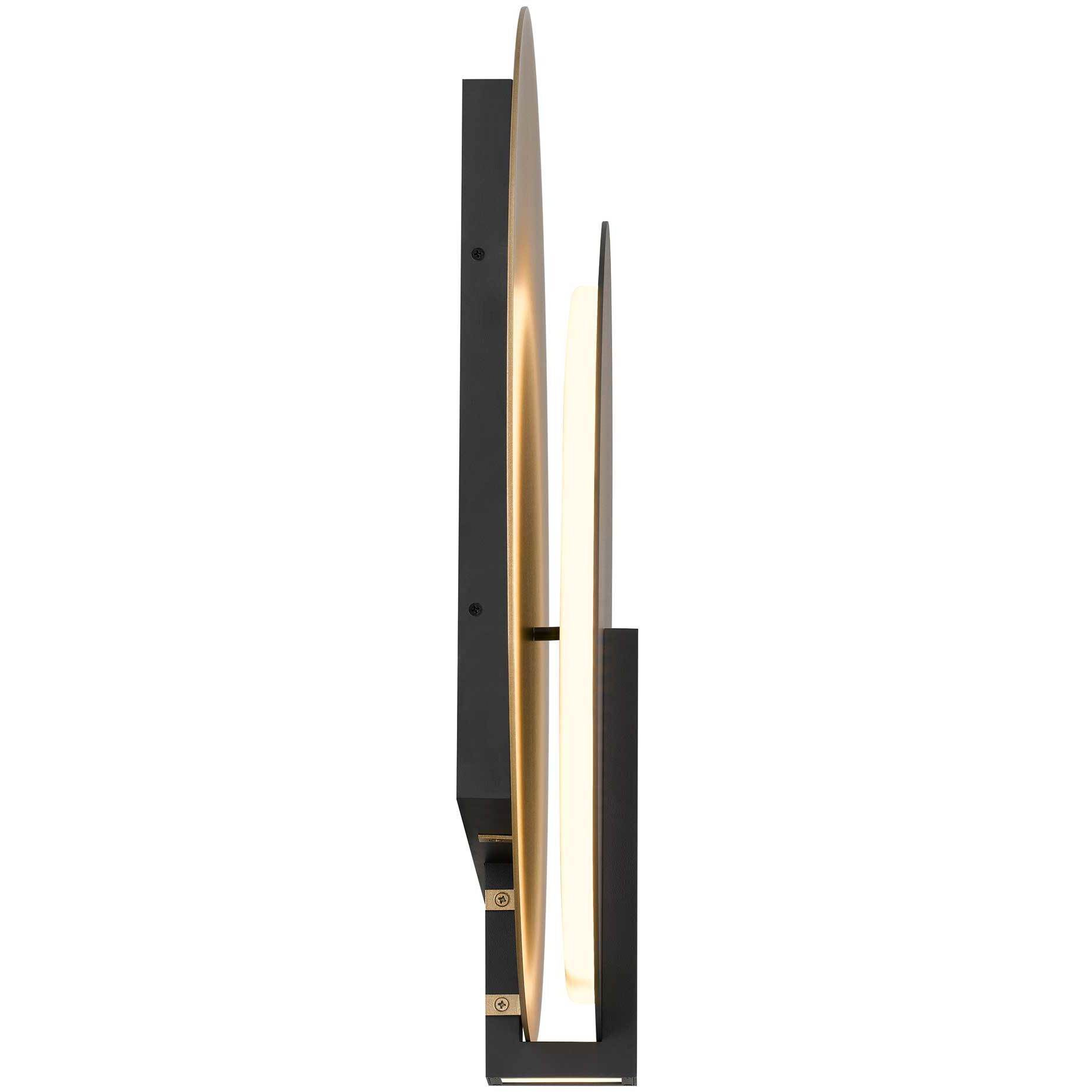 Eclipse LED 24.75 inch Sand Black Outdoor Wall Sconce