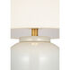 Marie Flanigan Nora 16.5 inch 1.7 watt Ivory Cordless Table Lamp Portable Light, Small