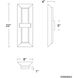 Austen LED 11.22 inch Aged Brass Wall Sconce Wall Light