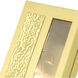 Lafayette 1 Light 9 inch Satin Brass Outdoor ADA Wall Lantern