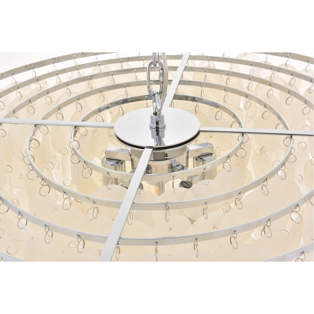 Selene 6 Light 26 inch Chrome Pendant Ceiling Light 