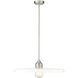 Paloma 1 Light 24 inch Brushed Nickel Pendant Ceiling Light