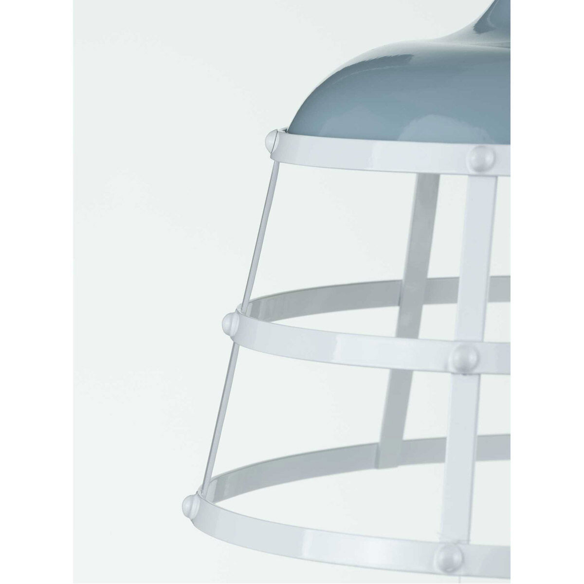 Bastille 1 Light Coastal Blue Pendant Ceiling Light