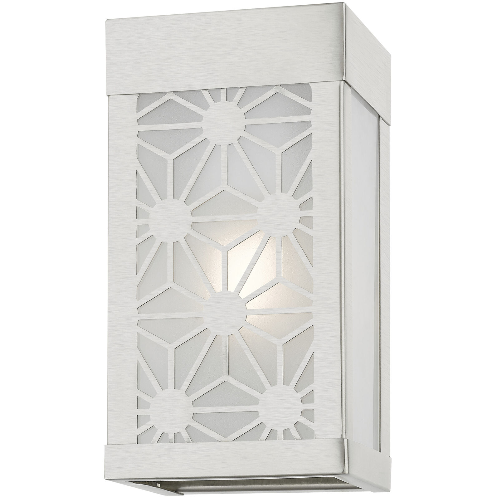 Berkeley 1 Light 9 inch Brushed Nickel Outdoor Small Sconce, Small