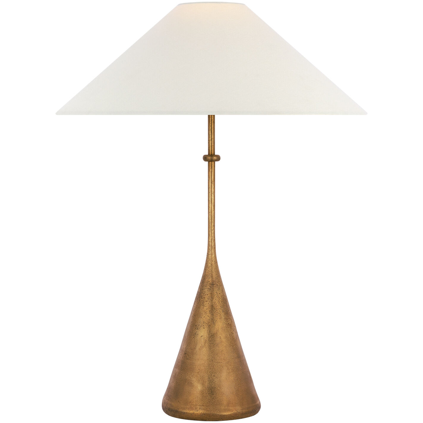 Kelly Wearstler Zealous 30 inch 15.00 watt Museum Brass Table Lamp Portable Light
