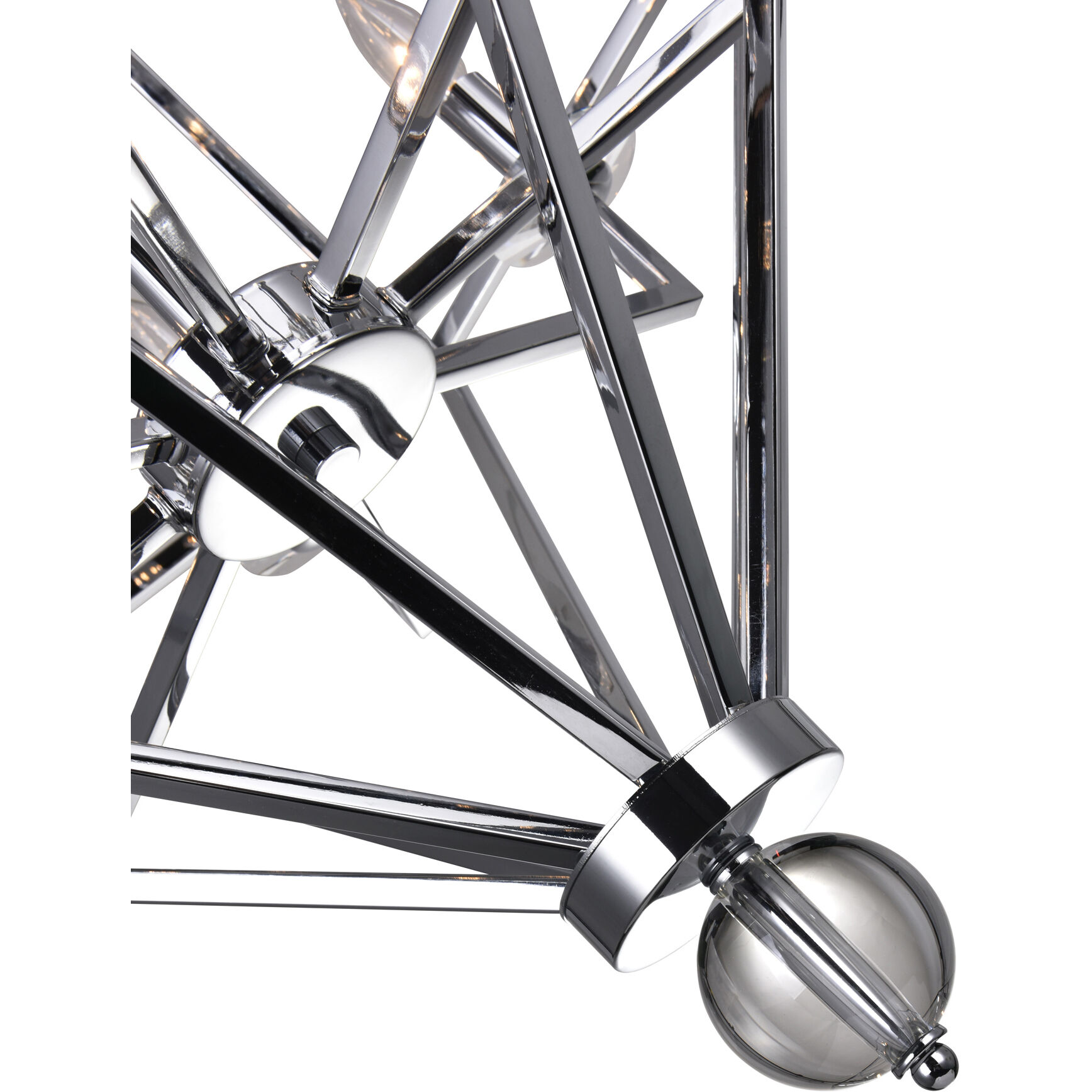 Calista 9 Light 23 inch Chrome Up Chandelier Ceiling Light