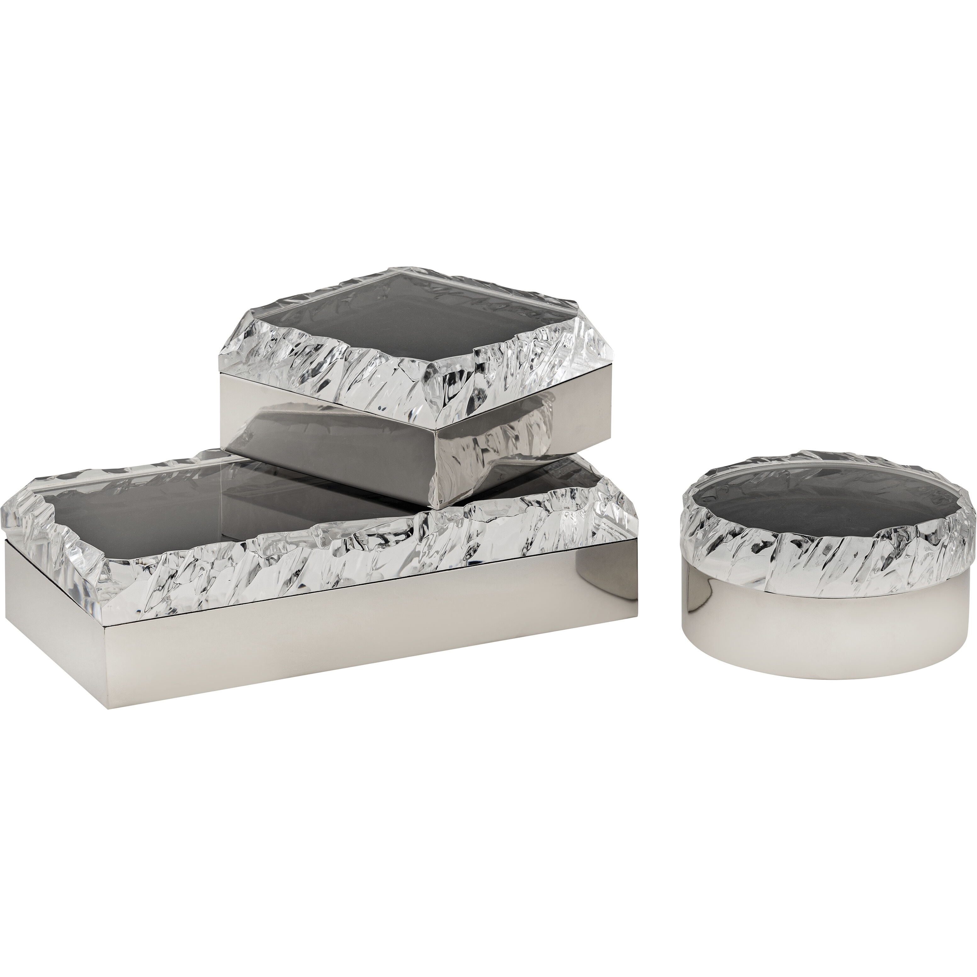 Cogar 7 X 7 inch Polished Nickel with Clear Box