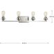 Debut 4 Light 30 inch Brushed Nickel Bath Vanity Wall Light, Design Series