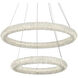 Bowen 2 Light 28 inch Satin Gold Chandelier Ceiling Light