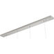 Canada 12 Light 63 inch Silver Island Lighting Ceiling Light
