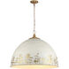 Alison Pendant Ceiling Light in Antique Ivory