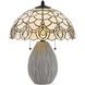 Tiffany 20.13 inch 60.00 watt Light Gray Accent Lamp Portable Light