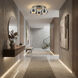 Axis LED 20 inch Graphite Semi-Flush Mount Ceiling Light