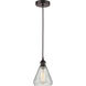 Edison Conesus LED 6 inch Oil Rubbed Bronze Mini Pendant Ceiling Light