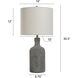 Olney 30 inch 150.00 watt Multi-Color Dark Gray Table Lamp Portable Light