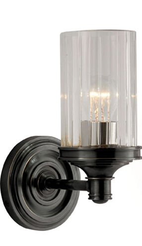 Alexa Hampton Ava 1 Light 5 inch Bronze with Wax Bath Wall Light