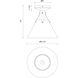 Alora Mood Archer 1 Light 9.5 inch Steel Shade Flush Mount Ceiling Light