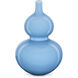 Sky Blue 12.75 X 8.5 inch Double Gourd Vase