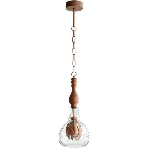 Cressent 1 Light 8 inch Copper Pendant Ceiling Light