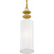 Brookdale 1 Light 5.13 inch Soft Gold Mini Pendant Ceiling Light