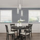 Art Glass 1 Light 5 inch Brushed Nickel Mini Pendant Ceiling Light