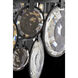 Nala LED 40 inch Black Chandelier Ceiling Light