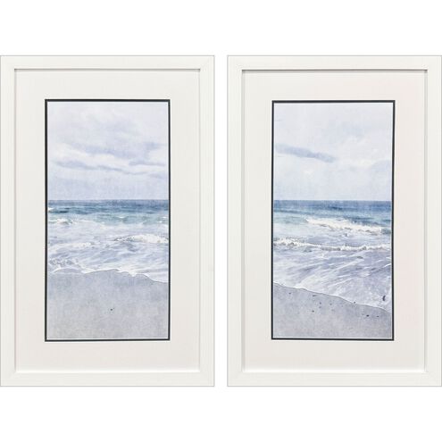 Tranquil Ocean Blue Framed Art
