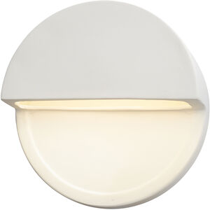 Ambiance LED Bisque ADA Wall Sconce Wall Light, Closed Top Fixture, Dome