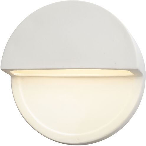 Ambiance LED 8 inch Bisque ADA Wall Sconce Wall Light in Incandescent, Closed Top Fixture, Dome