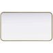 Remy 36 X 20 inch Brass Mirror