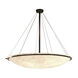 Clouds LED 51 inch Matte Black Pendant Ceiling Light in 6000 Lm LED