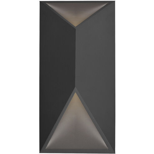 Indio LED 12 inch Black Exterior Wall Sconce
