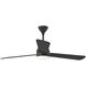 Streaming 60 inch Midnight Black Indoor/Outdoor Smart Ceiling Fan