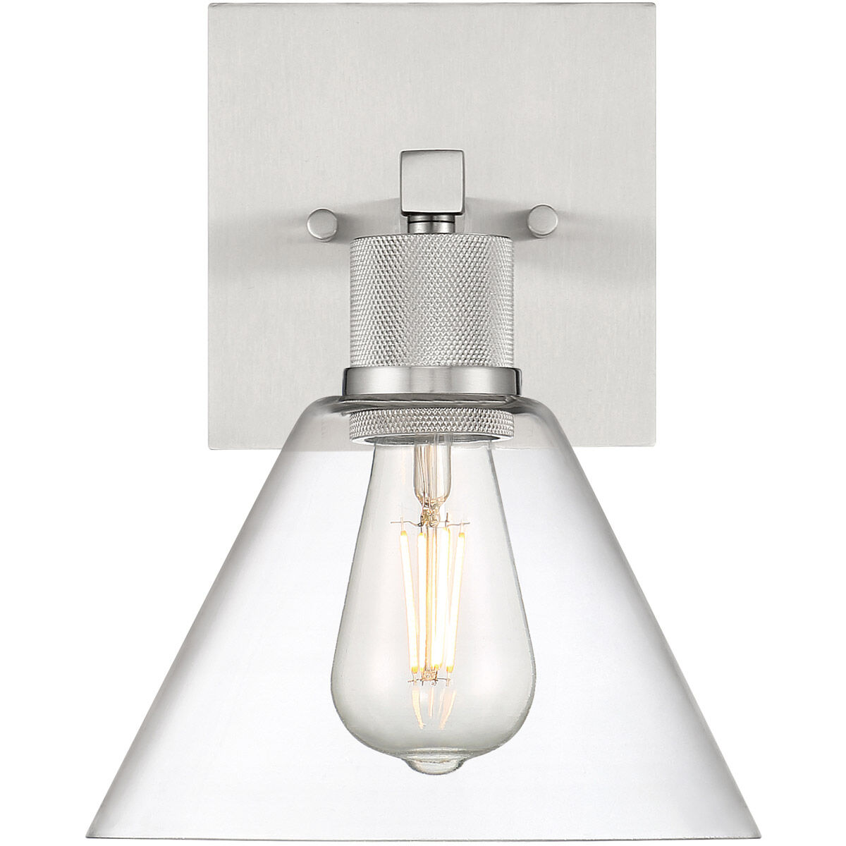 Port Nine LED 8 inch Brushed Steel Wall Sconce Wall Light