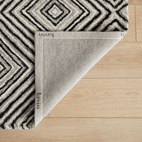 Vani 36 X 24 inch Black/White Rug in 2 x 3