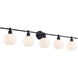 Syracuse 5 Light 47 inch Black Wall sconce Wall Light