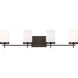 Sean Lavin Zire 4 Light 34 inch Brushed Oil Rubbed Bronze Wall Bath Fixture Wall Light