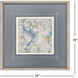Mosaic Birds Multi and Blue and Green and White Framed Art