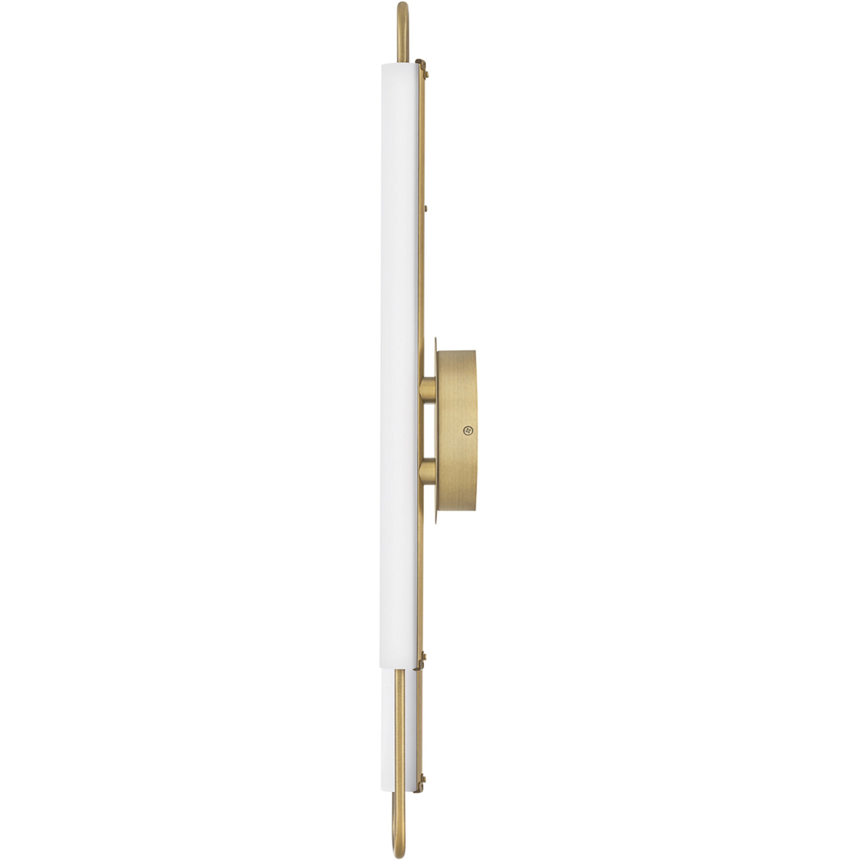 Eos LED 25 inch Lacquered Brass Bath Light Wall Light