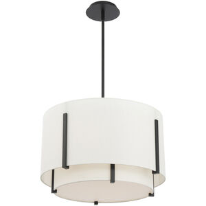 Strum LED 19.63 inch Black Pendant Ceiling Light, dweLED
