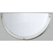 Signature 2 Light 8 inch Brushed Steel Wall Lamp Wall Light