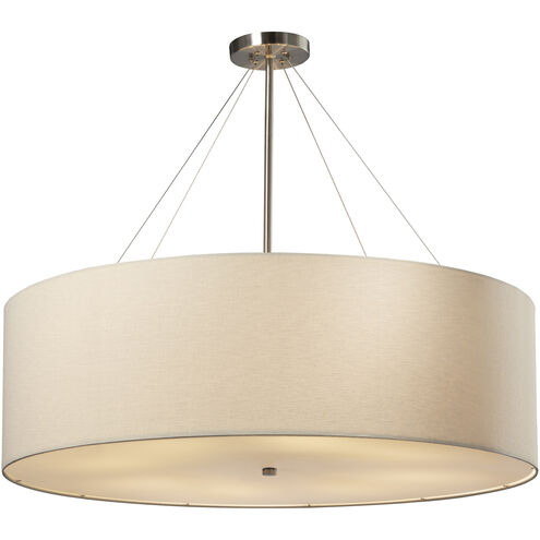 Textile LED 36 inch Brushed Nickel Pendant Ceiling Light