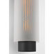 Drew & Jonathan Ridge 1 Light 15 inch Textured Black Outdoor Wall Light in Standard